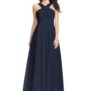 Azazie Kaleigh Bridesmaid Dress in Dark Navy